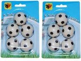 10x stuks tafelvoetbal ballen van 3 cm