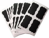 Keuken Etiket Labels - Etiketten - Krijtbord Labels / Blackboard Etiketten Stickers - 36 Stuks