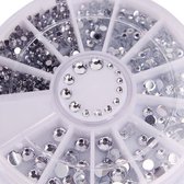 Rhinestones Carrousel Zilver - Diverse Maten - Professionele Markt