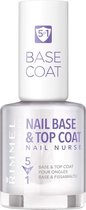 Rimmel London Nail Nurse Basecoat & Topcoat Nagellak - Transparant