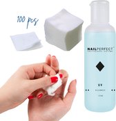 GUAPÀ - Gellak Plaklaag Remover Set voor het verwijderen van de Gel Plaklaag - Nagel UV Cleanser Set