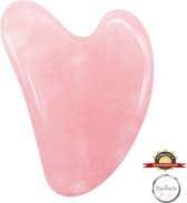 Demiracle® Rose Quartz Gua Sha Schraper – Massagehulpmiddel – Gezichtsmassage – Massage – Ontspanning – Kwaliteit