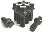 XR-Import wielbouten BolConisch R13 - M12x1.5 28mm - Zwart - Set van 10 bouten / M12x1,5 / M12 x 1,5 / M12 x 1.5