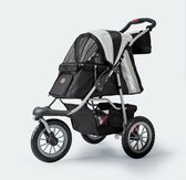 InnoPet Comfort EFA ECO - Hondenbuggy - Zwart/Zilvergrijs - 87x50x102cm