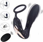 Blackdoor Collection Vibrerende Buttplug met Cockring - Geheel Waterproof -  Afstandsbediening